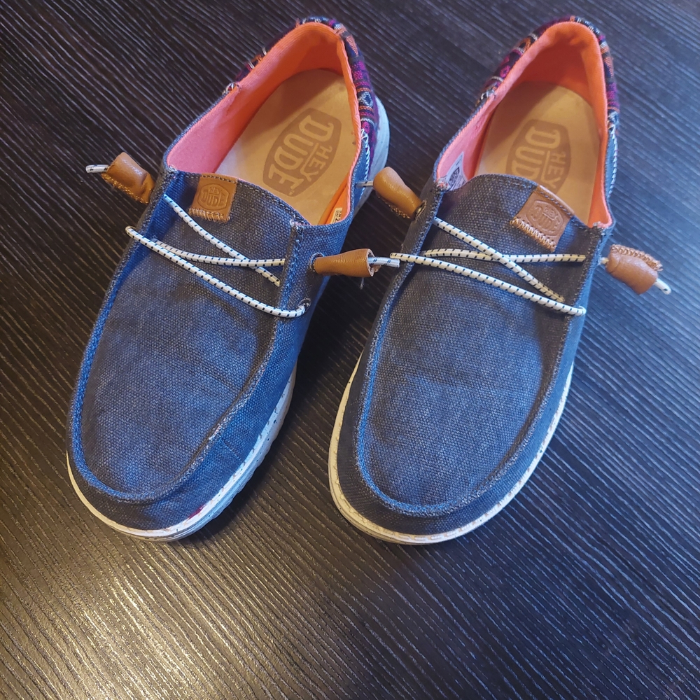 Hey Dude Blue Casual Loafers